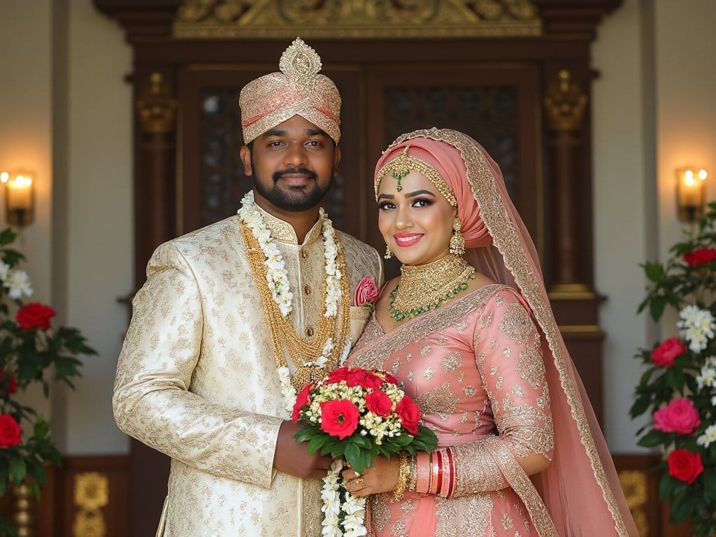 Muslim tradition wedding 